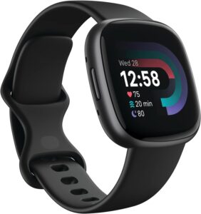 Black Fitbit Versa 4 Fitness Smartwatch Price in Pakistan 2024