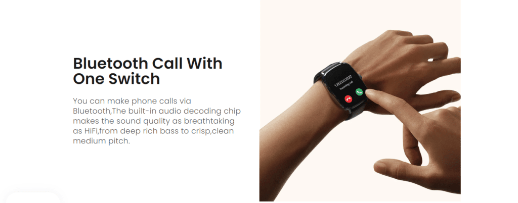 haylou rs5 Bluetooth calling smart watch 