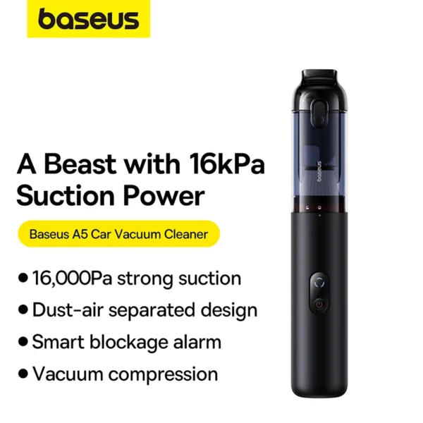 Baseus A5 Car Vacuum Cleaner 16000pa Price