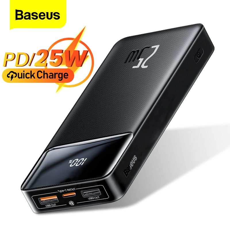 Baseus Bipow Digital Display Fast charge Power bank 20000mAh 25W Price