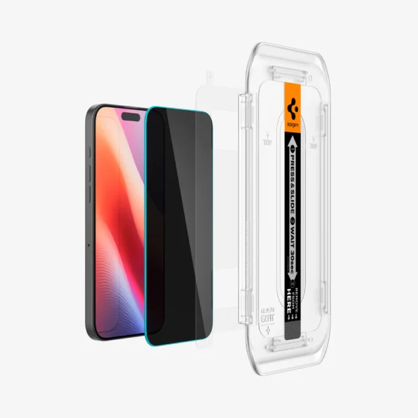 Spigen GLAS.tR EZ Fit Sensor Protected Privacy Glass for iPhone 16 Series