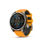 Fenix 8 Amoled Sapphire Titanium Orange Silicone Band 47MM Price