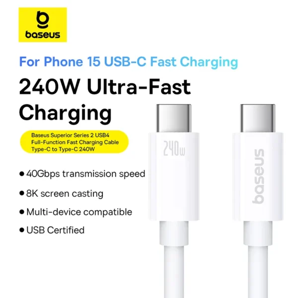 Baseus Cable Thunderbolt 4 Price in Pakistan