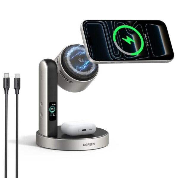 Ugreen 2-in-1 Qi2 25W charging with built in cooling price in Pakistan